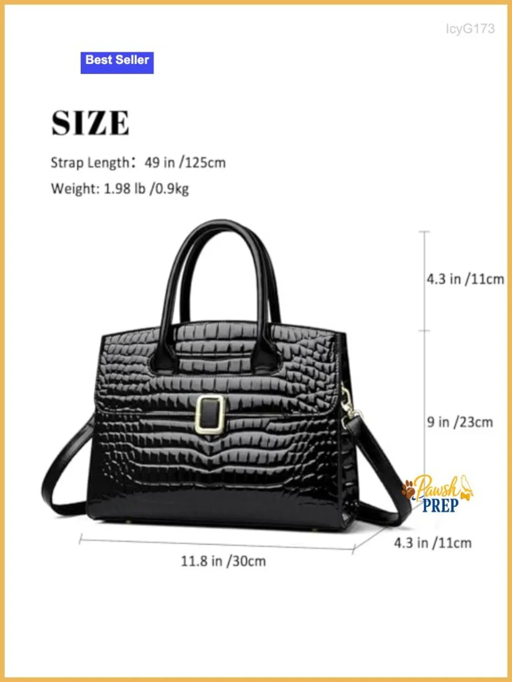 Women's Vegan Leather Top-Handle Satchel Tote Shoulder Crossbody Bag Handbag